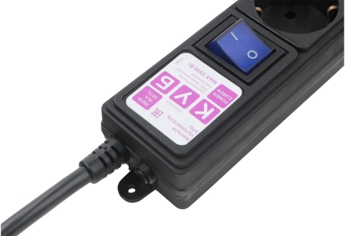 Сетевой фильтр Powercube SPG6-B2 5м (6 розеток) черный (коробка) фото 3