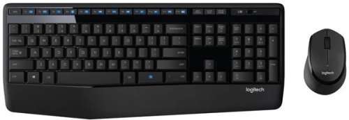 Клавиатура + мышь Logitech MK345 клав:черный мышь:черный USB беспроводная (920-006489)