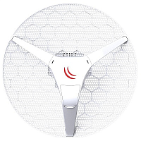 MikroTik LHG XL HP5 4pack (LHG XL HP5 with 27dBi 5GHz antenna, Dual Chain High Power 802.11an wireless, 600MHz CPU, 64MB RAM, 1x LAN, POE, PSU, RouterOS L3) – all four antennas in single box (RBLHG-5HPND-XL4PACK)