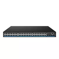 Управляемый L3 PoE коммутатор на 48xGE RJ-45 c PoE + 4х10G SFP+ порта. Порты: 4 x GE (10/ 100/ 1000 Base-T) с PoE (до 90W, A+B) + 44 x GE (10/ 100/ 1000 Base-T) с поддержкой PoE (IEEE 802.3af/ at), 4 x 10 (NS-SW-48G4G10-PL)