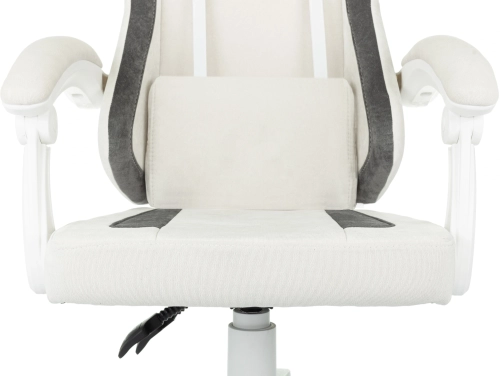 Кресло игровое Knight Wolf WH молочный/ серый крестов. пластик пластик белый (KNIGHT WOLF WH WG) фото 7