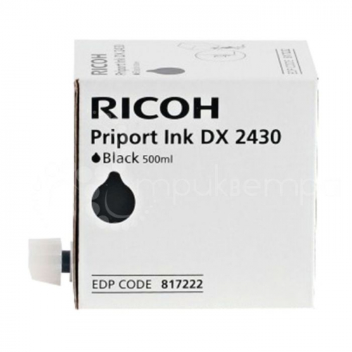 Чернила для дупликатора Ricoh Priport DX 2430 черные 500 мл. (817222)