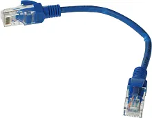 Патч-корд NTSS NTSS-PC-UTP-RJ45-5e-0.15-LSZH-BU UTP RJ-45 вил.-вилка RJ-45 кат.5E 0.15м синий LSZH 26AWG (1992933) (1992933#MLN)