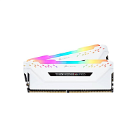 Память оперативная/ Corsair DDR4, 3600MHz 16GB 2x8GB DIMM, Unbuffered, 18-19-19-39, XMP 2.0, VENGEANCE RGB PRO White Heatspreader, RGB LED, 1.35V (CMW16GX4M2C3600C18W)