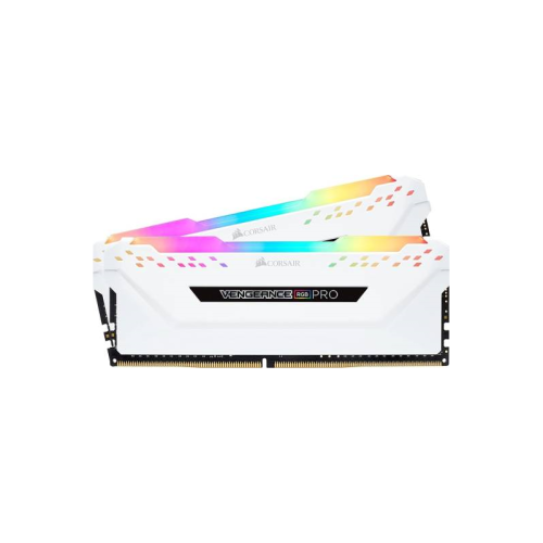 Память оперативная/ Corsair DDR4, 3600MHz 16GB 2x8GB DIMM, Unbuffered, 18-19-19-39, XMP 2.0, VENGEANCE RGB PRO White Heatspreader, RGB LED, 1.35V