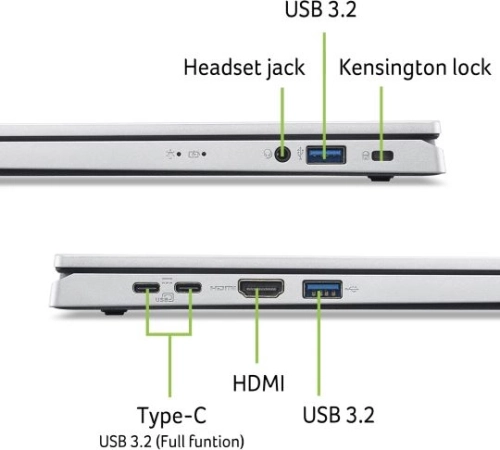 Ноутбук Acer Aspire Go AG15-32P-394D Core 3 N355 16Gb 512Gb SSD 15.6
