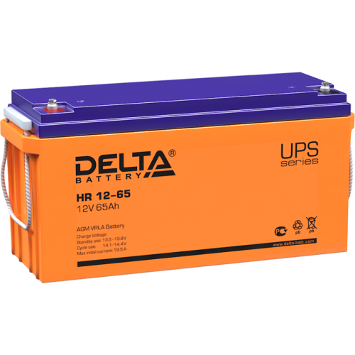 Аккумуляторная батарея DELTA BATTERY HR 12-65