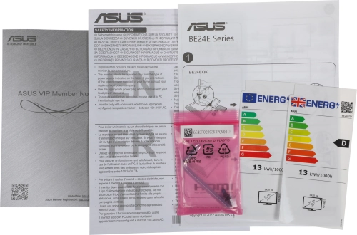 Монитор Asus 23.8 Business BE24EQK черный IPS LED 4ms 16:9 HDMI M/ M Cam матовая 300cd 178гр/ 178гр 1920x1080 76Hz VGA DP FHD 4.6кг (90LM05M1-B08370) фото 13