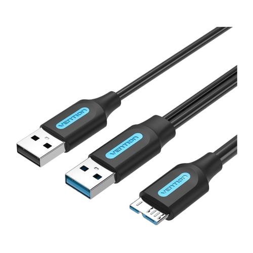 Кабель Vention USB 3.0 AM/ micro B, USB 2.0 AM - 0.5м (CQPBD)