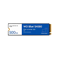 Western Digital Blue SN580 SSD M2.2280 PCIe 4.0 500Gb, 4000MBs/ 3600MBs, TBW 300, WDS500G3B0E, 1 year
