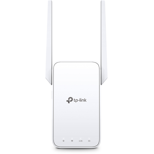 TP-Link RE315, AC1200 Усилитель Wi-Fi сигнала, до 300 Мбит/ с на 2,4 ГГц + до 867 Мбит/ с на 5 ГГц, 2 внешние антенны, 1 порт 10/ 100 Мбит/ с, подключение к настенной розетке