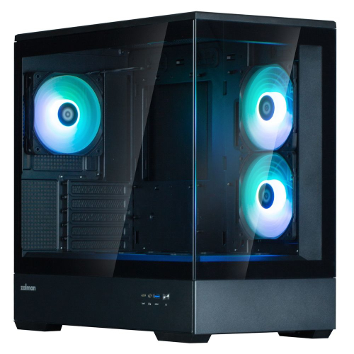 ZALMAN P30 V2, MATX, BLACK, WINDOW, 2x3.5