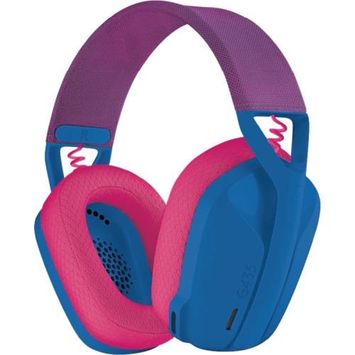 Гарнитура/ Logitech Headset G435 LIGHTSPEED Wireless Gaming BLUE - Retail (981-001065)