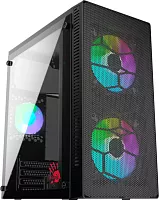 Корпус Bloody BD-CC101F черный без БП mATX 1x80mm 1x92mm 2xUSB2.0 1xUSB3.0 audio (BD-CC101F-BK)