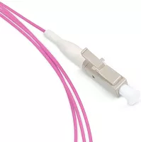 Пигтейл Cabeus PT-LC-50-OM4 1x50/125 OM4 LC 1.5м LSZH розовый