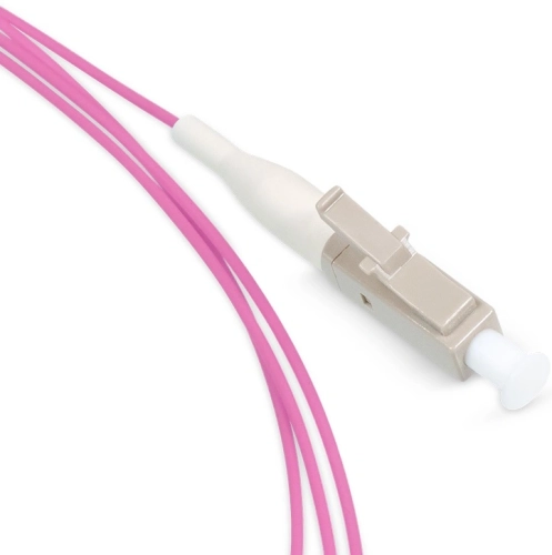 Пигтейл Cabeus PT-LC-50-OM4 1x50/125 OM4 LC 1.5м LSZH розовый