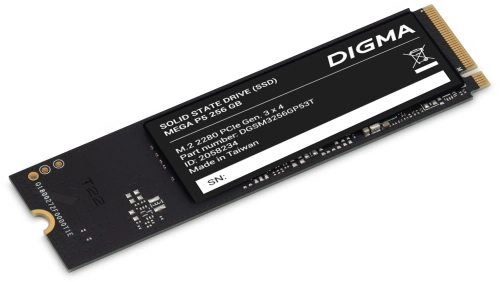 Накопитель SSD Digma PCIe 3.0 x4 256GB DGSM3256GP53T Mega P5 M.2 2280 фото 3