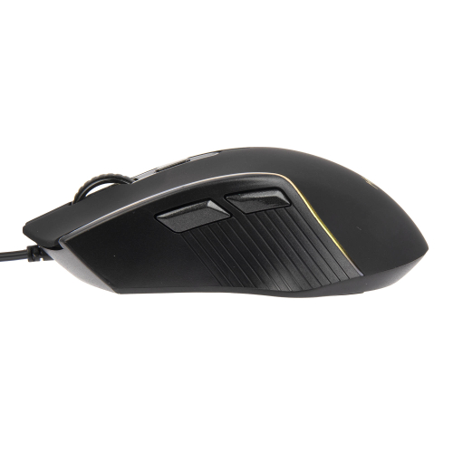 Игровая мышь Gaming Mouse HIPER MX-R400 Black (7D, 7200DPI, 1.5m cable, USB) фото 7