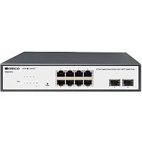 ORIGO Настраиваемый L2 коммутатор 8x1000Base-T, 2x1000Base-X SFP, комплект для установки в 19" стойку (OS2410/A1A)