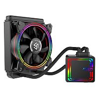 Жидкостная система охлаждения ALSEYE H120 TDP 135W (при T воздуха 45 С), Universal Platfrom PWM Single 5colors+ LED fan RTL {8} (871813) (874111) (873862)