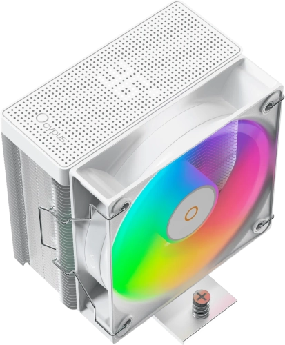 Кулер для процессора Ocypus Gamma A40 WH ARGB Digital, 100mm ARGB FAN, Top Display Panel, 4 HEAT PIPES, 4-PIN PWM, 600-2400 RPM, 29.5DBA, HYDRO BEARING, LGA115X/1200/1700/18XX, AM4/AM5 фото 3