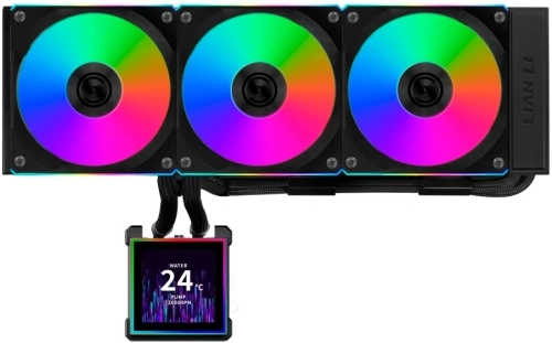 Система водяного охлаждения Lian-Li HydroShift II LCD-S 360CL ARGB Soc-AM5/AM4/1700/1851 черный 4-pin 30dB Al LCD Ret (G89.GHS2LCDS36CB.R0)