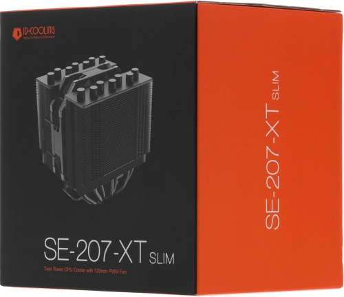 Устройство охлаждения(кулер) ID-Cooling SE-207-XT SLIM Soc-AM5/ AM4/ 1151/ 1200/ 2066/ 1700 4-pin 15-35dB Al+Cu 220W 760gr Ret фото 11