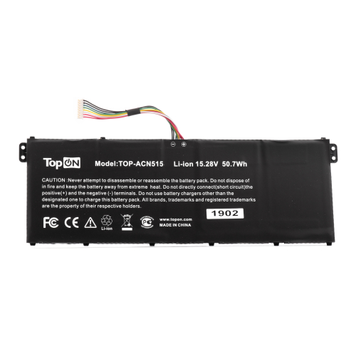 Аккумулятор для ноутбука Acer AN515, A515, A715, SF315 15.2V 3200mAh PN: AC14B7K (TOP-ACN515)