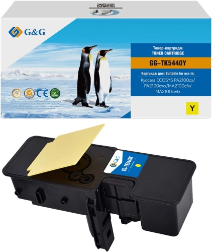 G&G toner-cartridge for Kyocera ECOSYS PA2100cx/ PA2100cwx/ MA2100cfx/ MA2100cwfx 2400 pages GG-TK5440Y with chip гарантия 36 мес.