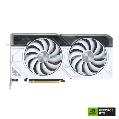 Видеокарта/ VGA ASUS NVIDIA GeForce DUAL-RTX4070S-12G-WHITE 12GB, GDDR6X/192-bit, PCIe 4.0, 1xHDMI 2.1a, 3xDP, 2.6-slot 90YV0K85-M0NA00