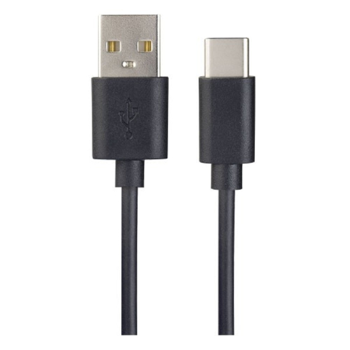 PERFEO Кабель USB2.0 A вилка - USB Type-C вилка, черный, длина 1 м., бокс (U4703)