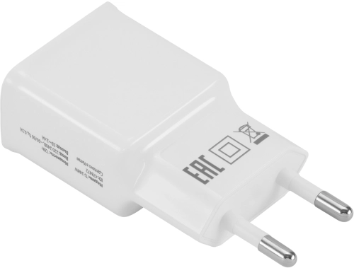 Сетевое зар./устр. Buro TJ-248W 12W 2.4A (QC) USB-A универсальное белый