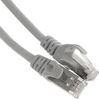 Патч-корд Premier PP6-2M 10000Гбит/ с FTP 4 пары cat6 CCA molded 2м серый RJ-45 (m)-RJ-45 (m)