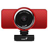 Эскиз Веб-камера Genius ECam 8000 Red, 1080p FHD (32200001401)