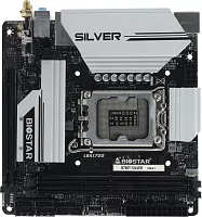 Материнская плата Biostar B760T-Silver Soc-1700 Intel B760 2xDDR5 mini-ITX AC`97 8ch(7.1) 2.5Gg RAID+HDMI+DP