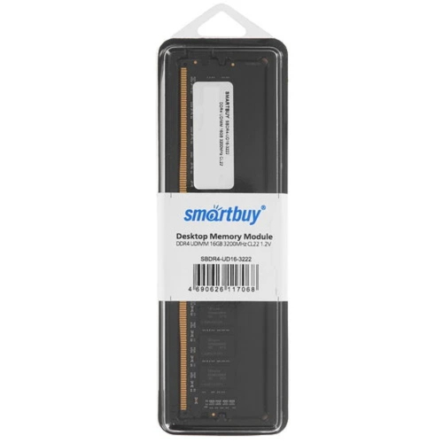 Smart buy DDR4 DIMM 16GB SBDR4-UD16-3222 PC4-25600, 3200MHz фото 3