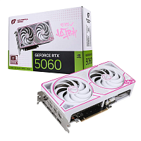 Видеокарта Colorful RTX5060 ULTRA W DUO OC 8GB-V 8GB GDDR7 128bit 3xDP HDMI 2FAN RTL (RTX 5060 ULTRA W DUO OC 8GB-V)