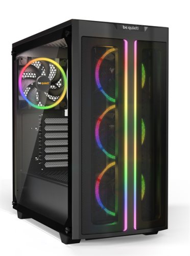 be quiet! Pure Base 500 FX Black / ATX, TG, USB-C / 3x120mm + 1x140mm ARGB fans inc. / BGW43