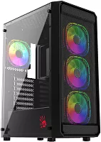 Корпус Bloody BD-CC114F черный без БП ATX 4x120mm 1xUSB2.0 1xUSB3.0 audio bott PSU (BD-CC114F-BK)