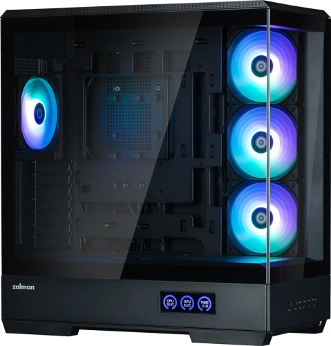 ZALMAN P50 DS, ATX, BLACK, WINDOW, 2x3.5