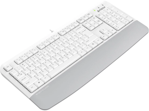 Клавиатура A4Tech Fstyler FK20 белый USB Multimedia (подставка для запястий) (FK20) кабель 1.5м (FK20#MLN) фото 4