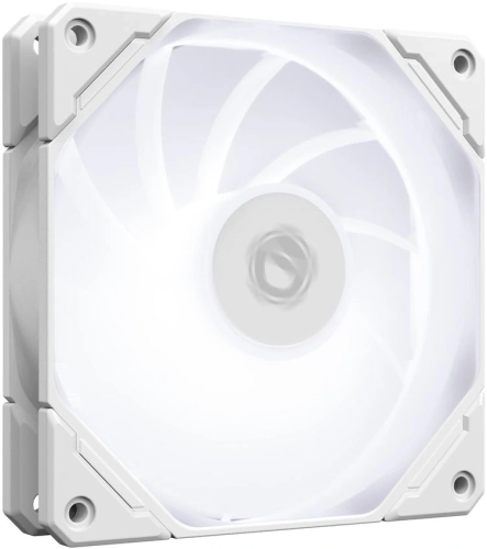 Вентилятор для корпуса ID-COOLING TF-12025-PRO SW (120mm, 1500rpm, 70 CFM, 28.9 дБ, PWM 4-pin, white) (TF-12025-PRO SW)