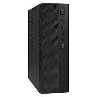 Exegate EX291270RUS Корпус Desktop ExeGate MI-301U-300 (mATX/ mini-ITX, 1U-F300S 4см, 1*USB+1*USB3.0, аудио, черный)