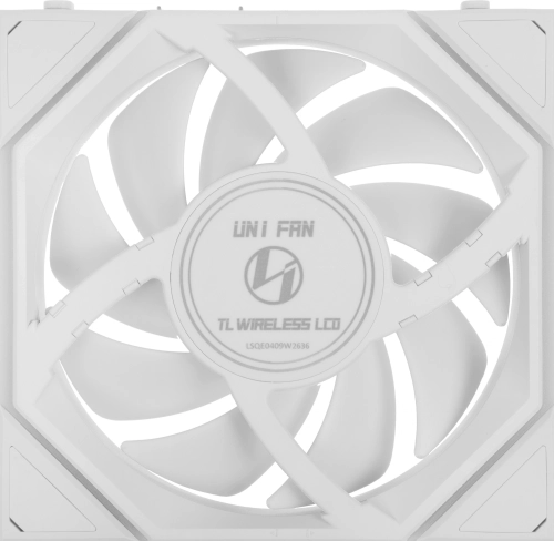Вентилятор для корпуса Lian-Li Uni Fan TL Wireless LCD 120 LCD Reverse ARGB 120х124x28 белый 4-pin 31дБ (G99.12RTLLCD1W1W.R0) Ret фото 5