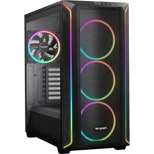 Корпус ПК без блока питания/ Case be quiet! SHADOW BASE 800 FX, Full-Tower, TG, 4x140mm ARGB, 2xUSB-A 3.2, 1xUSB 3.2 Type-C, E-ATX, ATX, mATX, mITX Black (BGW63)
