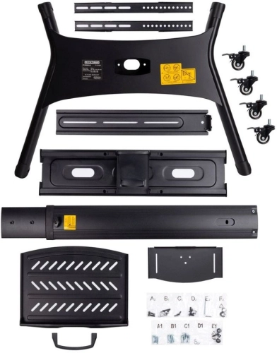 Мобильная стойка для ТВ ARM MEDIA PT-STAND-11 black (max VESA 600x400 мм., напольная, 32-65, max 40 кг) (10240) фото 2