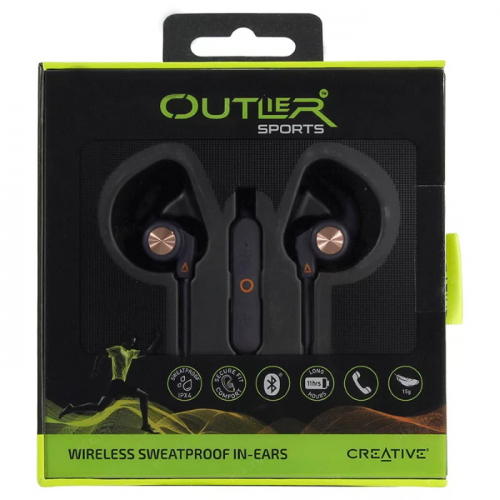 Гарнитура вкладыши Creative Outlier Sports Wireless, 0.5 м Bluetooth, Blue (51EF0730AA000) фото 3