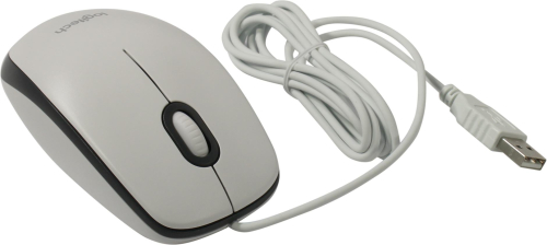 Мышь LOGITECH M100R белая USB, 3 кн., 1000 dpi, (910-005007) фото 2