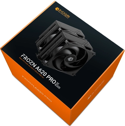 Устройство охлаждения(кулер) ID-Cooling Frozn A620 Pro Xe нет подсветки Soc-AM5/AM4/1200/1700/1851 черный 4-pin 27.2dB Al+Cu Ret (FROZN A620 PRO XE BLACK) фото 12