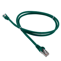Патч-корд LANMASTER LSZH FTP кат.5e, 10 м, зеленый (LAN-PC45/S5E-10-GN)
